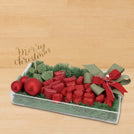 Merry Christmas designed premium chocolate acrylic tray