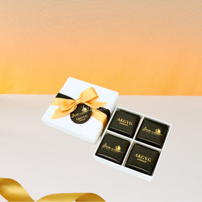 Set of 15 Corporate branded premium chocolate 4P hard box