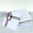 Corporate branded premium chocolate 2-layer hard box