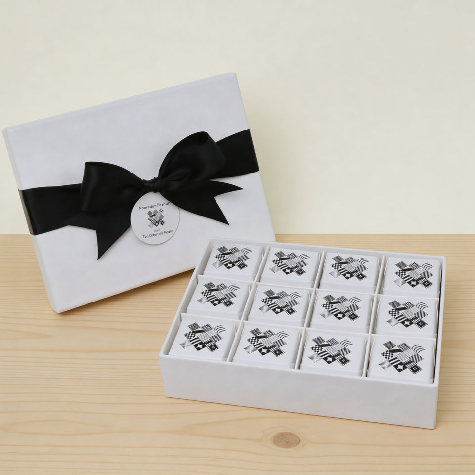 Set of 5 Corporate branded chocolate 12P hard box