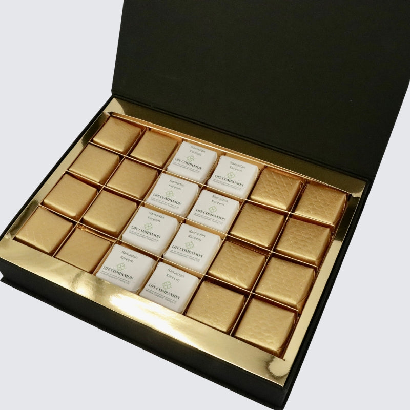 Corporate chocolate magnetic box