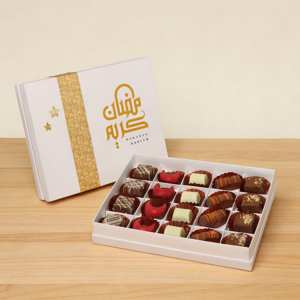Ramadan Kareem designed chocolate printed hard box