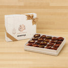 Set of 3 Corporate customize Ramadan Mubarak designed premium nut stuffed dates 20P hard box