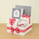 Corporate customized Eid Mubarak designed premium chocolate & sweets medium hamper