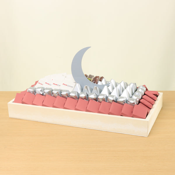 Corporate customized premium chocolate medium leather tray