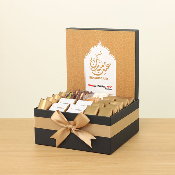 Corporate customized premium chocolate , nuts & sweets medium hamper