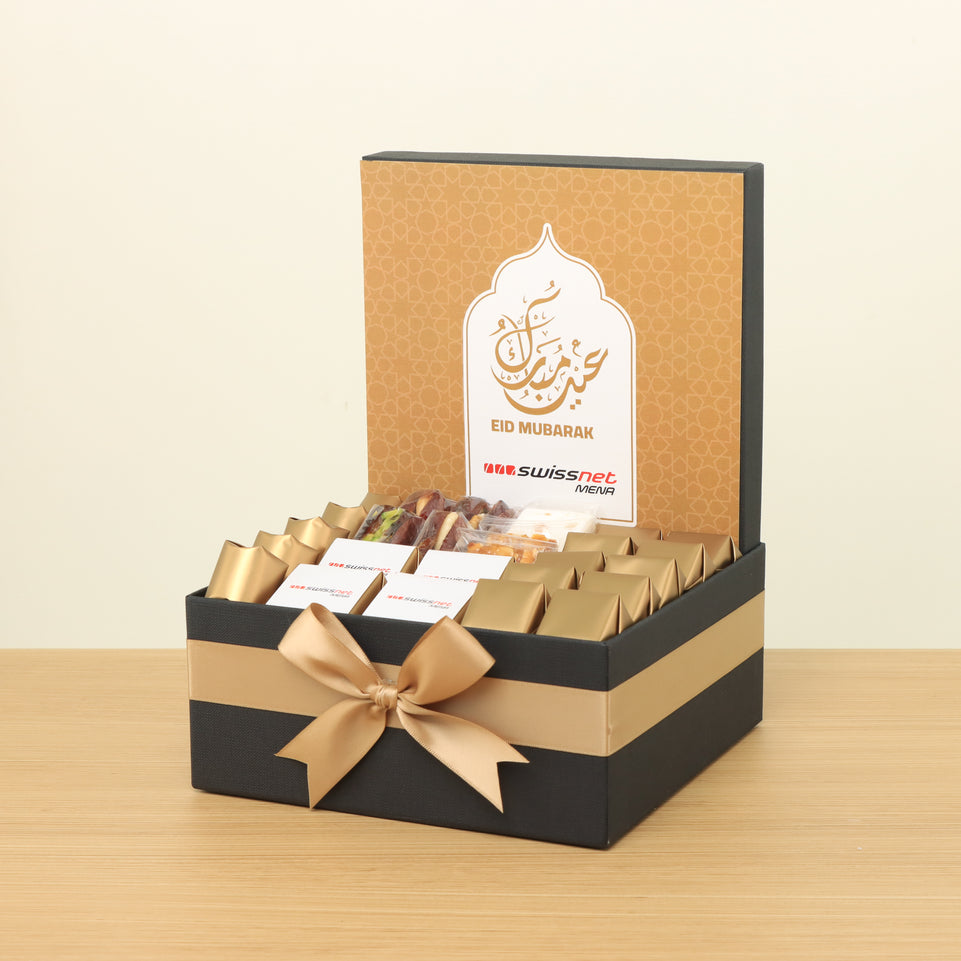 Corporate customized premium chocolate , nuts & sweets medium hamper