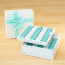 Corporate customize branded 2-layer chocolate hard box