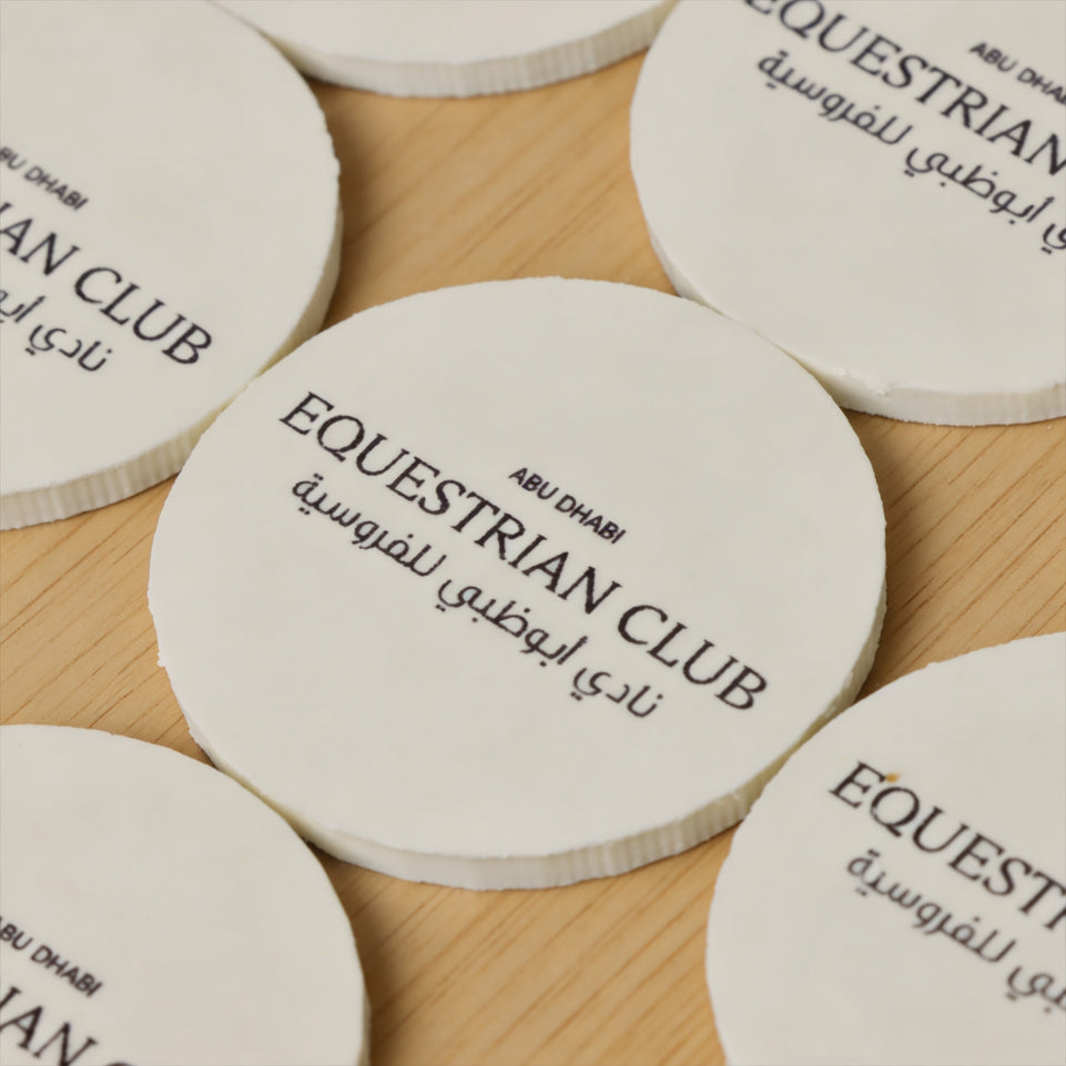 Corporate branded premium printed chocolate