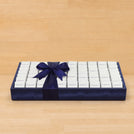 Thin Plain premium chocolate corporate customized medium leather tray