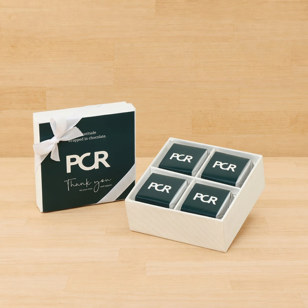 Set of 15 Corporate customized premium chocolate 4P hard box