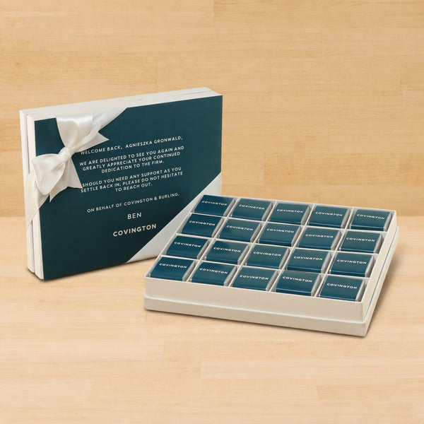 Set of 3 Corporate customized premium chocolate 20P hard box