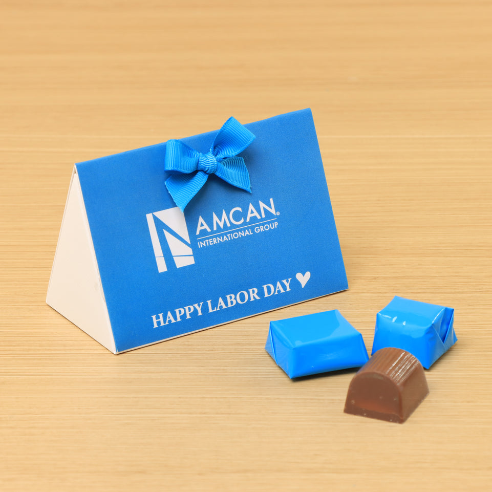 Set of 20 Corporate customized premium chocolate triangle box