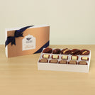Set of 4 Corporate customized Ramadan Mubarak designed premium chocolate 20P hard box