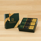 Corporate customized premium chocolate 9P printed hard box