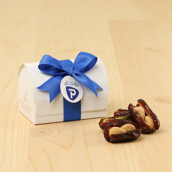 Set of 20 Corporate Ramadan Customized premium nut stuffed dates chest box giveaway