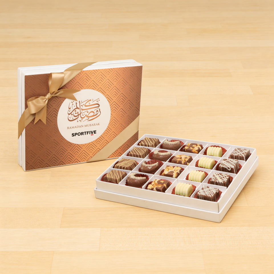 Set of 3 Corporate Customized premium chocolate 20P hard box