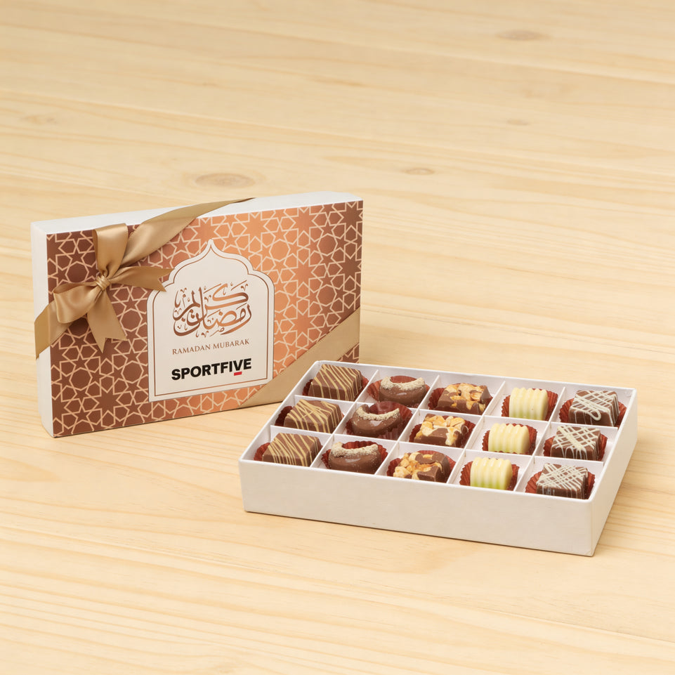 Set of 4 Corporate customized premium chocolate 15P hard box