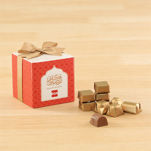 Set of 20 Corporate customized Ramadan Mubarak designed cube box