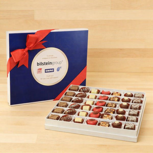 Corporate customized premium chocolate 42P hard box