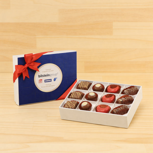 Set of 5 Corporate customized premium chocolate 12P hard box