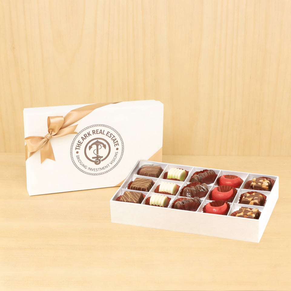 Set of 4 Corporate customized premium chocolate 15P hard box