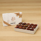 Set of 4 Corporate customize Ramadan Mubarak designed premium nut stuffed dates 15P hard box
