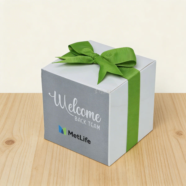Set of 20 Corporate customized premium chocolate soft cube box