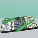 Corporate customized premium chocolate large leather tray