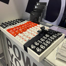 Corporate customized premium chocolate large leather tray