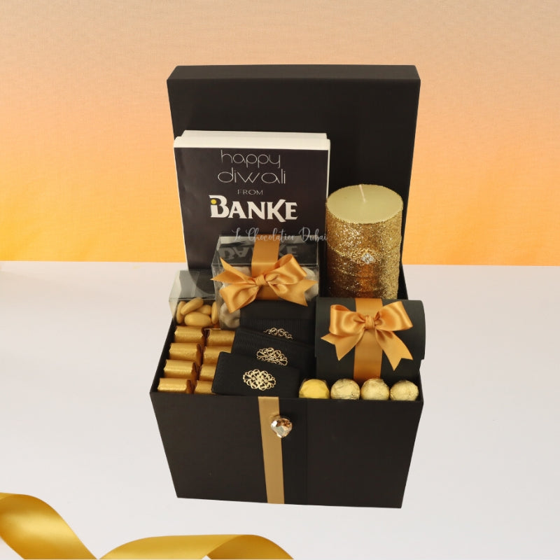 Corporate branded chocolate & sweets extra large hamper