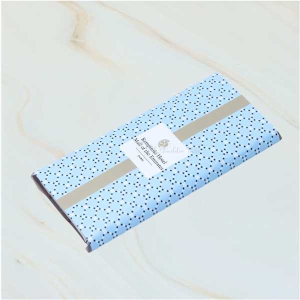 Set of 10 corporate branded plain milk loose chocolate bar