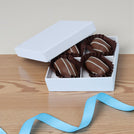 Set of 20 premium chocolate coated dates hard box