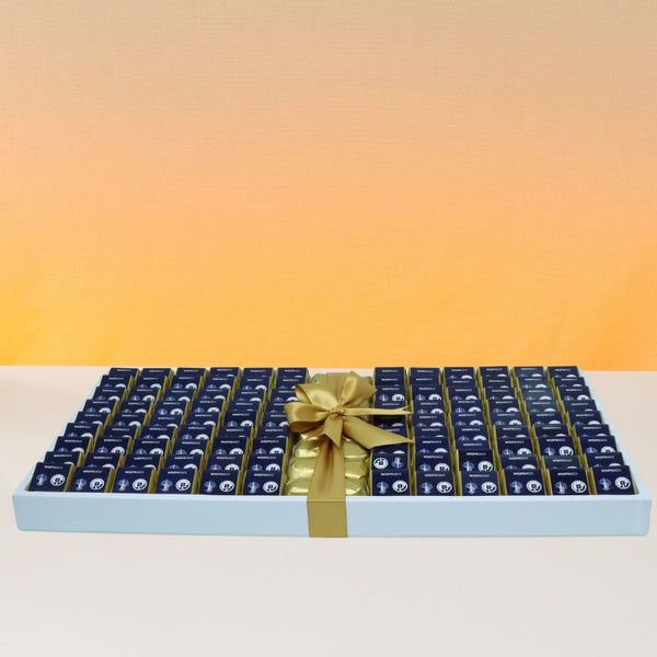 Corporate customized premium chocolate large leather tray