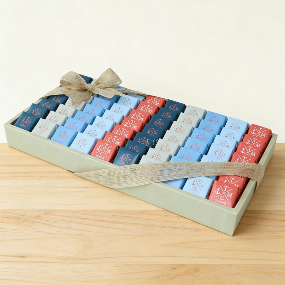 Corporate customized premium chocolate leather tray