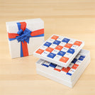 Corporate customized premium chocolate 2-layer hard box