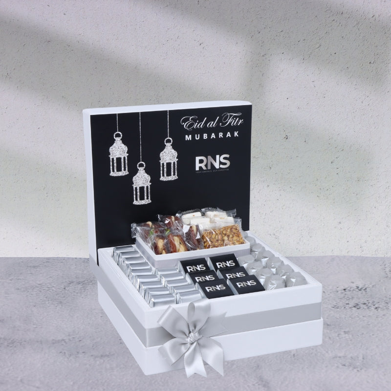 CORPORATE CUSTOMIZED RAMADAN DESIGNED CHOCOLATE & SWEET LARGE HAMPER