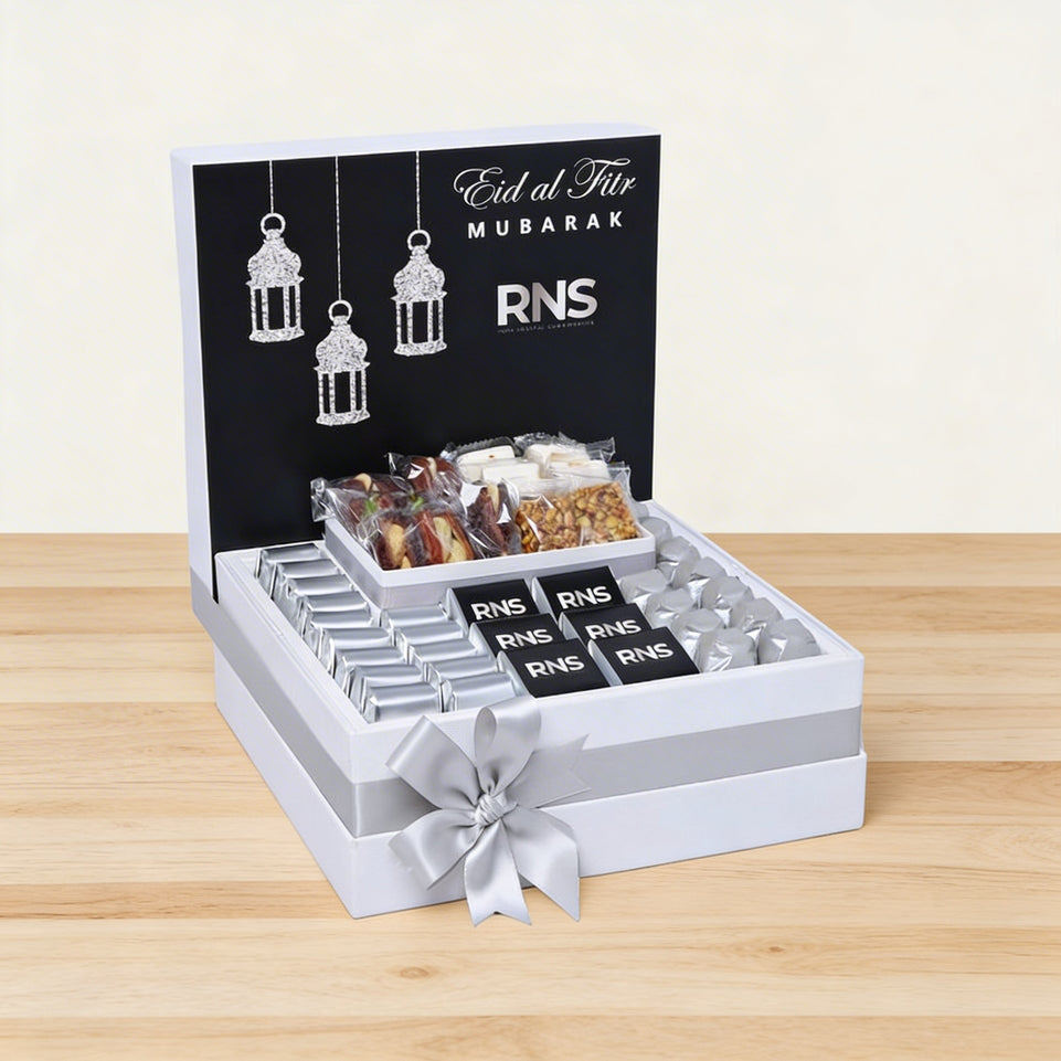 Corporate customized ramadan designed chocolate & sweet large hamper