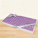 Corporate branded chocolate large leather tray