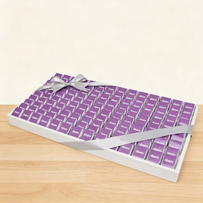 Corporate branded chocolate large lea...