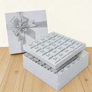 Corporate branded 2-layer chocolate hard box