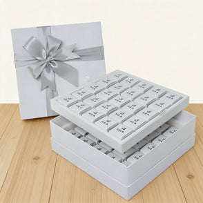 Corporate branded 2-layer chocolate h...