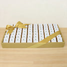 Corporate branded chocolate leather tray