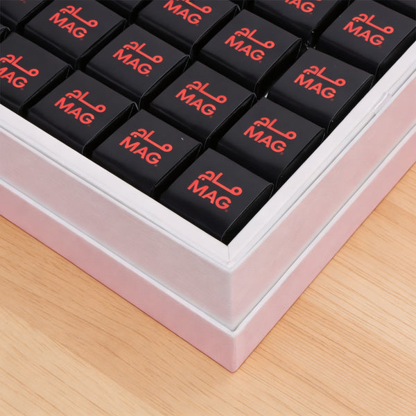 Corporate branding premium chocolate  2-layer hard box