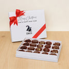 Set of 3 Corporate branded premium chocolate customized top card 90piece hard box