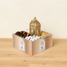Corporate customized chocolate and dates medium acrylic tray