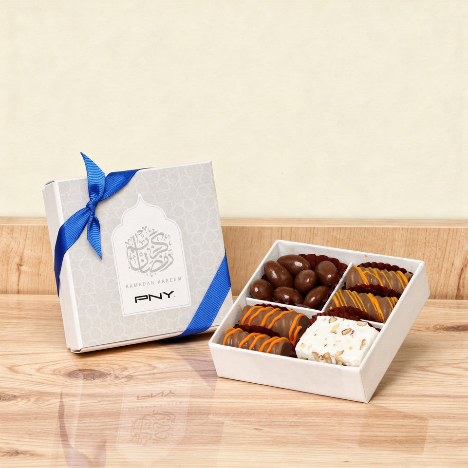 Set of 15 Corporate customized Ramadan design chocolate & sweets hard box giveaway