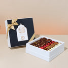 Set of 2 corporate customized Ramadan design chocolate & dates hard box