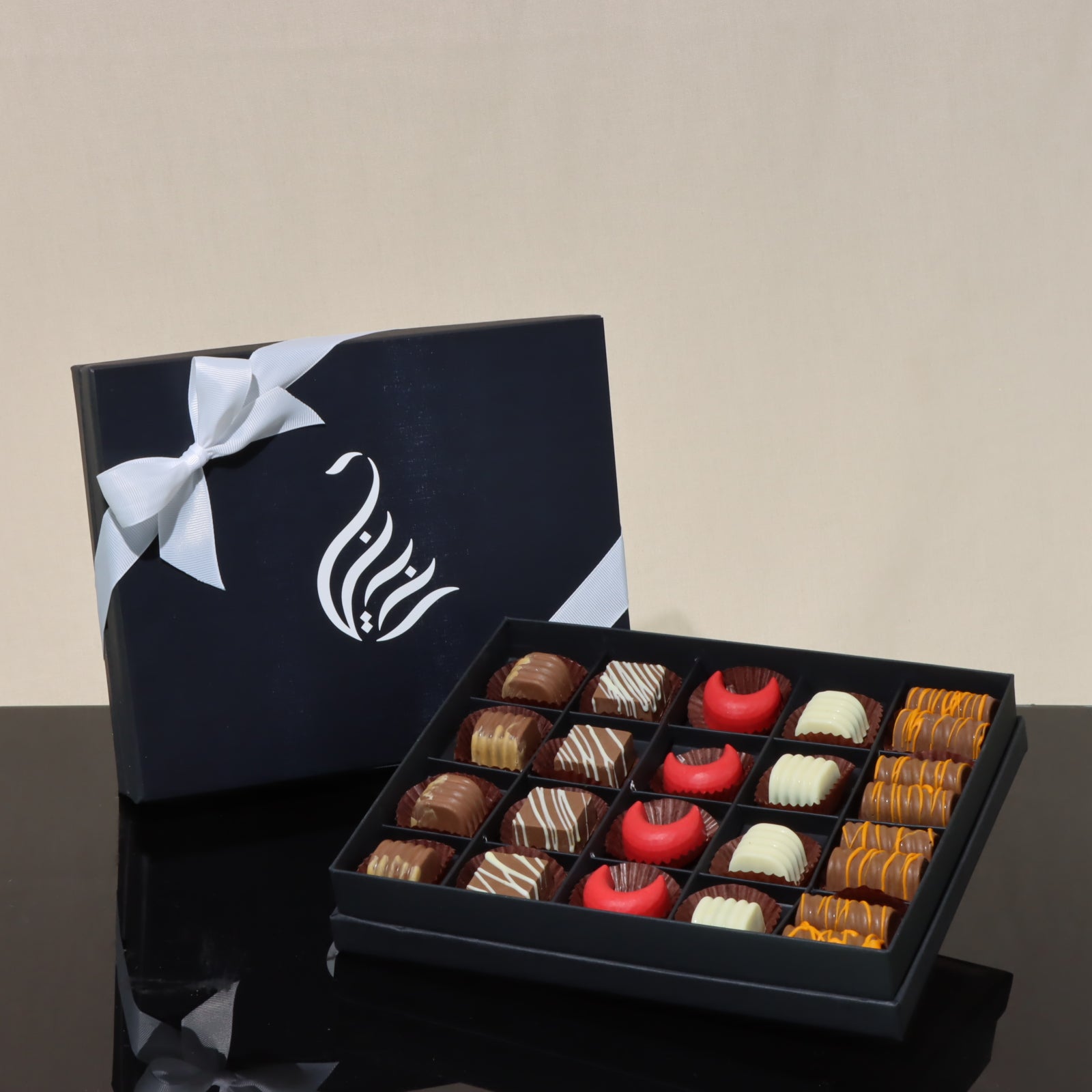 Set of 3 Corporate customized premium chocolate hard box