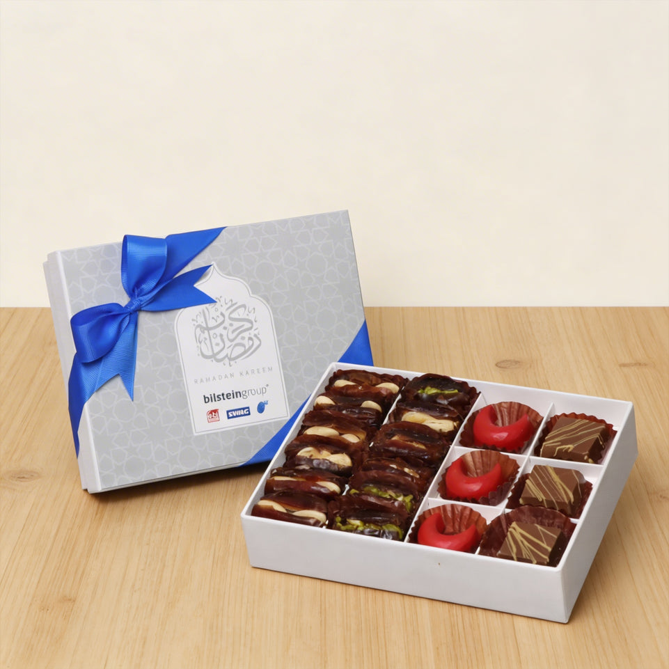 Set of 5 Corporate customized top card Ramadan kareem design 12P hard box
